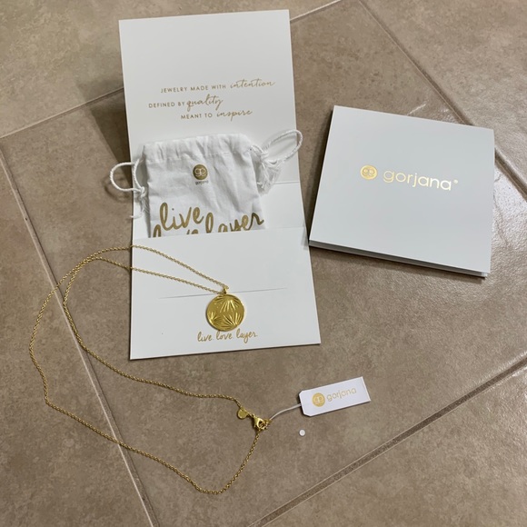 Gorjana Azul Coin Pendant Necklace - Picture 9 of 10